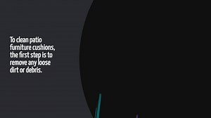 How To Clean Patio Furniture Cushions