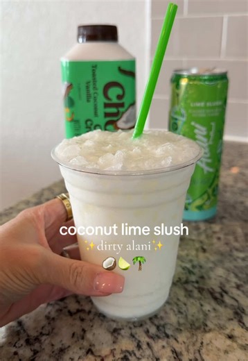 Delicious Coconut Lime Slush Recipe with Alani Nutrition