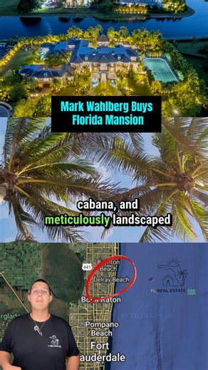Actor and entrepreneur Mark Wahlberg recently purchased a luxury estate in South Florida, continuing the trend of high profile buyers relocating to the state. Wahlberg bought the home for approximately 37 million dollars in Stone Creek Ranch, an ultra private gated community located in Delray Beach. The community is known for large estate homes, multi acre lots, and high security. The property sits on roughly 2.7 acres and spans about 18,000 square feet of living space. The home includes 7 bedro