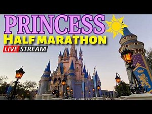 🔴LIVE🔴 2026 Princess HALF MARATHON 13.1 Mile Course at Disney | Walt Disney World