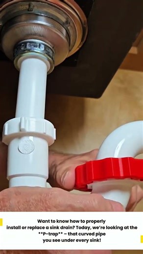 How to Install a Sink Drain P-Trap: Easy Step-by-Step Guide | Plumbing Basics