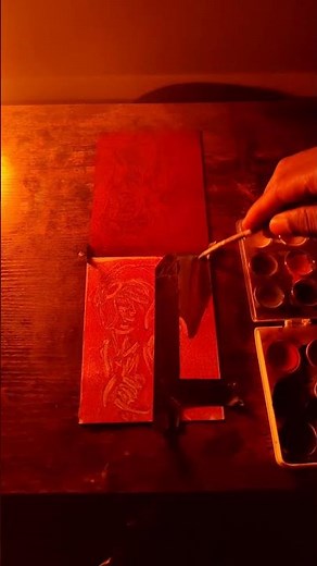Negative Monotype Printmaking Process | Original Works on Paper | Contemporary Fine Art #monoprint
