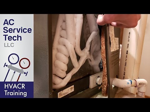 Frozen Evap Coil, Troubleshooting Using the Refrigerant Charge Measurements!