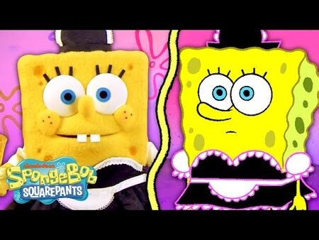 SpongeBob Helps a Homeless Squidward IRL 💸 SpongeBob Episode with Puppets!