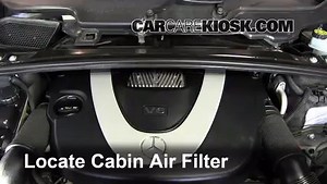 Cabin Air Filter Replacement: 2006 Mercedes-Benz R350 4Matic 3.5L V6