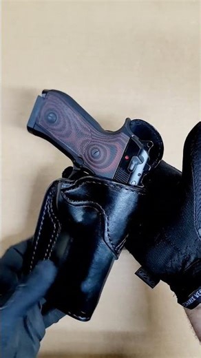 Azula Gun Holsters Fully Lined Leather Cross Draw Holster For Beretta 92, 92FS, M9 , M9A3, 96 Pistol
