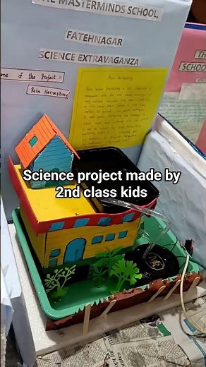 #Science project made by 2nd class kids #project work #little kids #woow #superkids #shorts #reels