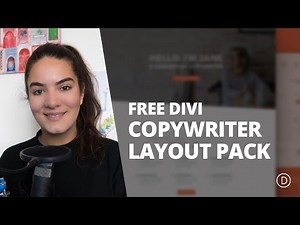 Download a Free & Appealing Copywriter Layout Pack for Divi