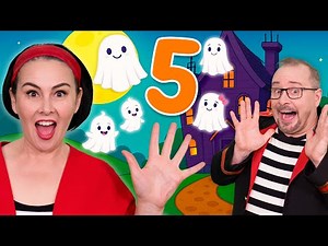 Five Little Ghosts | Halloween Song for Kids | Lah-Lah Nursery Rhymes & Kids Songs