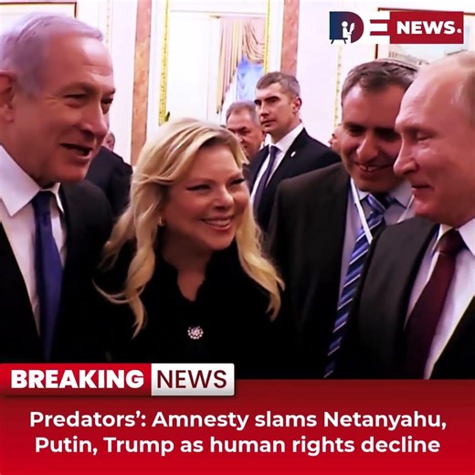Desitdown News (Predators’ Amnesty slams Netanyahu, Putin, Trump as human rights) #desitdown #news