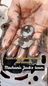 1.9M views · 15K reactions | Toyota Corolla overhaul engine and assembly #mechanic #mechanicjack #TOYOTA #overhaul #assembly | Mechanic Jack's team | Facebook