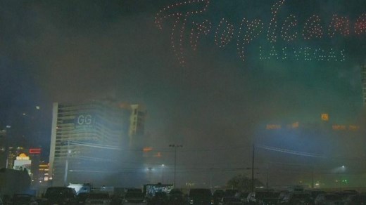 Casino hotel given Vegas-style send-off before being demolished