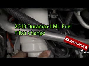How to replace Chevy silverado 2500 hd 6.6 duramax diesel fuel filter 2011 2012 2013 2024 2015