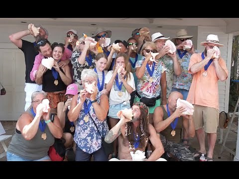 2023 Conch Shell Blowing Contest in Key West, Fla.