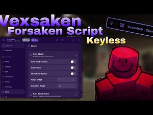 VexonHub/Vexsaken the best forsaken keyless script hub | #forsaken #script #roblox #mobile #keyless