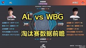 圣枪哥vs呼吸哥，你知道吗？AL vs WBG 数据前瞻【6.3胜者组】