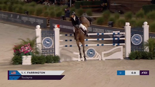 Catch them if you can! ⚡ Kent Farrington and Toulayna dashed to victory in the Longines FEI Jumping World Cup™ Thermal, besting a 7-horse jump-off. No one came within two seconds of their winning time! 💨 This marks Farrington's second #FEIWorldCup victory this season—with two different horses, no less. What a ride! 🥇 #FEIJumpingWorldCup #Longines #FEIJumping #AlwaysBelieve #FEI | Fédération Equestre Internationale