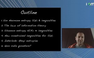(熵不等式、量子信息和量子物理)Entropy Inequalities, Quantum Information and Quantum Physics