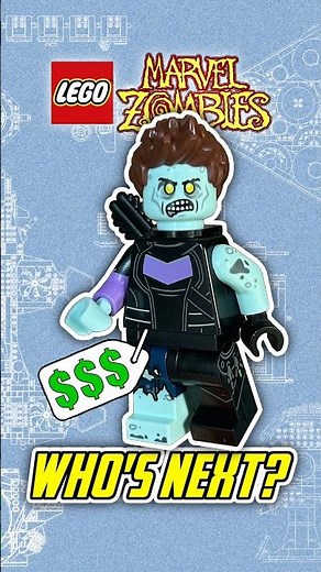 New LEGO Marvel Zombies HAWKEYE Minifigure!