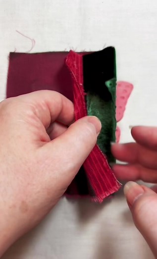 Embossing Velvet with Butterfly Rubber Stamp