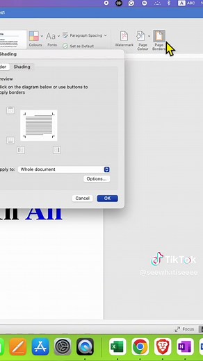 Cómo agregar un borde en Word en todas las páginas