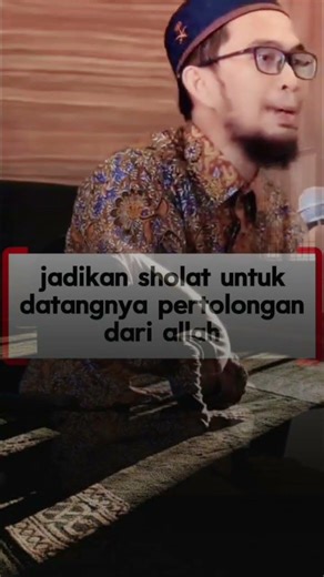 jadikan sholat pertolongan dari allah #ustadzadihidayat #shortvideo #short