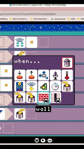 Program your robot's microbit board with MicroCode to create a counter and display the number.