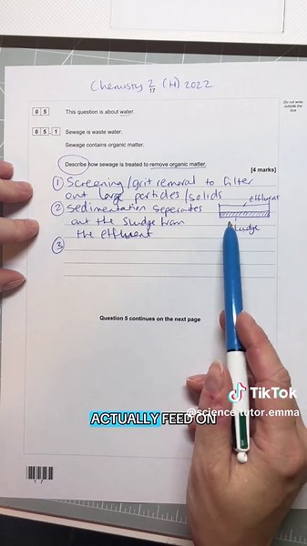 Let’s revise sewage treatment AQA GCSE Chemistry/Combined Paper 2 #gcsesciencetutor #gcsescienceaqa #gcsescience #gcsesciencerevision #sciencetutor #sciencerevision #gcsechemistry #gcsechemistrytutor #chemistryrevision #chemistry