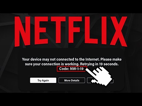 How To Fix Netflix Error Code NW-1-19