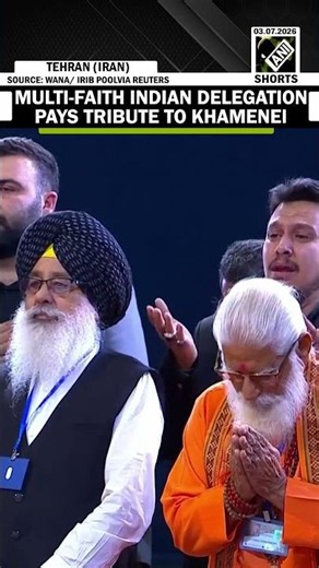 Must Watch! Multi-faith Indian delegation pays tribute to Iran’s late Ali Khamenei