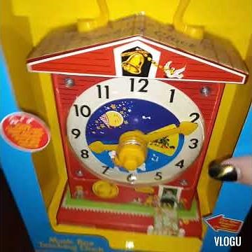 Fisher-Price Toys: Music Box Teaching Clock (Sorry for talking over song😒)