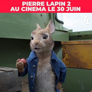 Pierre Lapin est de retour au cinéma avec tous ses amis 😄 On a une préférence pour le renard accro au jogging, et vous ? | Télé Loisirs