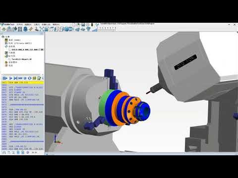 SolidCAM Toolpath |Siemens 840D System | CTX800 Turn-mill 04Part | HuiMaiTech Virtual CNC Training