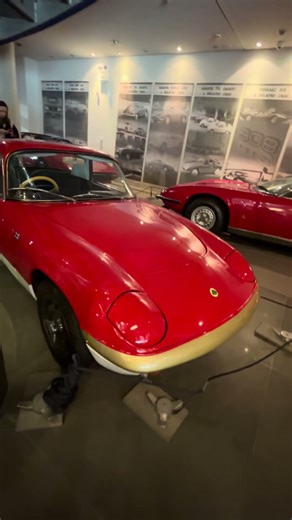 LOTUS Elan Sprint S3 Coupe - gorgeous small red sportcar! #lotuscar #lotus #carmuseum #oldtimer
