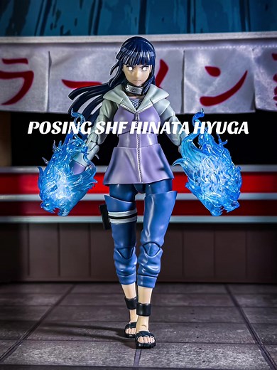 Hinata Hyuga Posing with S.H. Figuarts