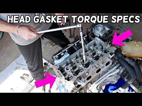 HEAD GASKET TORQUE SPECS AND SEQUENCE CHRYSLER 200, FIAT 500X TORO, DODGE RAM PROMASTER CITY 2.4