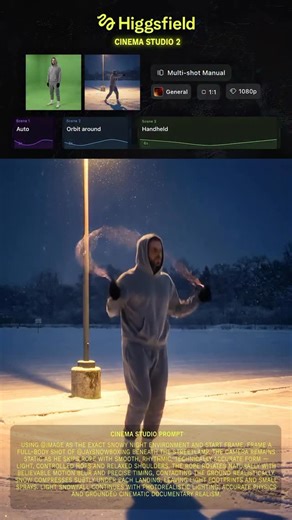 Chalkley Visuals ⚪️ | Solitude 🌨️🤍 Character accuracy and consistency is rapidly improving. AI workflow using @higgsfield.ai ✍🏼 Tools used 🛠️: - Chat GPT... | Instagram