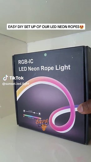*DIY: How To Install The LED Neon Rope Lights* The box comes with 👉clips, 👉 strong adhesive stickers ( to attach to the clips) 👉and if necessary screws to attached 👉 user manual 1) Wipe the surface you are going to stick lights on, to allow the stickers to stick properly 2) For each clip, apply the double sided sticker 3) Place the clips on your wall based on the design you want to create 4) Fit the lights into the gaps on the clips 5) Connect your lights to power source 6) Remove the sticke