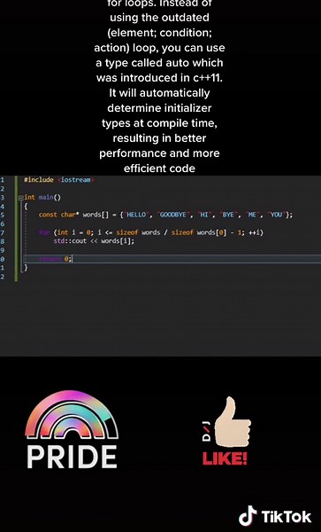 Optimized for loops! #cpp #cplusplus #programmingtips
