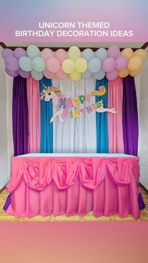 UNICORN THEMED BIRTHDAY DECORATION IDEAS AT HOME Kung nais n'yo pong mapanood ang tutorial video nito, nasa comment section po ang link. 👇 #fbreels #fbreelsvideo #fbreelsfypシ゚viral #fbreelsfypシ゚ #reelsfbシ #eventstylist #reelsfacebook #reelsvideoシ #unicorn #unicornthemeparty #lowcost #lowbudget #unicorndecorationideas #partyideas #decorationideas #balloons #balloon #balloonsetup #birthdayparty #easydiy #balloongarland #birthday #diydecoration #easydiy #simpledecor #partyideas #VeryEasyDIY #simpl
