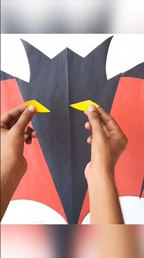 Home Made Bat 🦇 Kite 💥😱 How to make bat kite #shorts ‪@ONLYMOTIVATION_‬