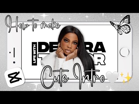 HOW TO MAKE A CUTE AND SIMPLE INTRO USING CAPCUT ON A PHONE!