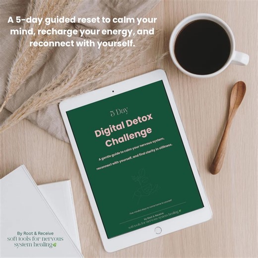 5 Day Digital Detox Challenge | Self Care Journal (printable PDF) - Etsy