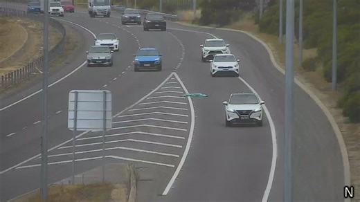 CLEARED Traffic flowing DEBRIS – MITCHELL FREEWAY SOUTHBOUND AT BURN BEACH ROAD EXIT, NEERABUP Roll of fabric in exit lane Be aware and drive safely No traffic delays #perthtraffic | Main Roads Western Australia