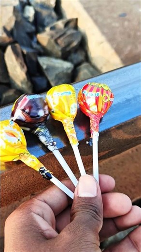 😱Four lolipop challenge on track 😱😮 #shorts