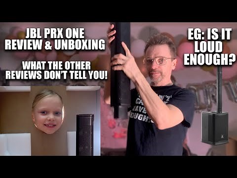 JBL PRX One Review and Unboxing - What the other reviews don't tell you - footage in use LIVE