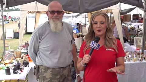 Vendors come from all over to sell at the world's longest yard sale on Highway 127