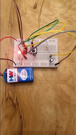 Pulse generator using 555 TImer #shortvideo #pulsegenerator