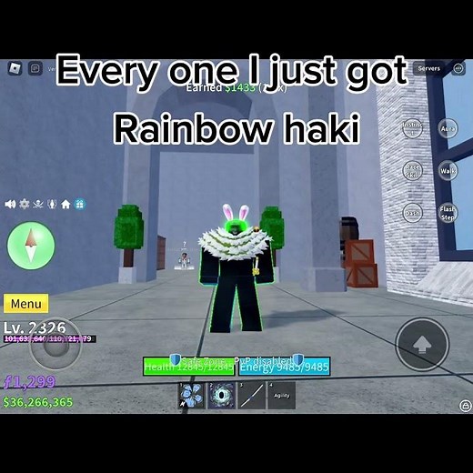 Getting rainbow haki in bloxfruits (the best haki)