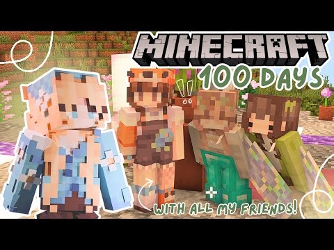 I Spent 100 Days In A COZY MULTIPLAYER Minecraft World